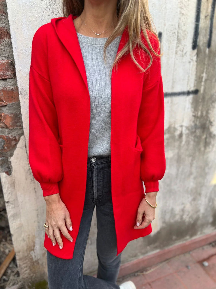 Ladies Long Sleeve Hooded Gilet Lune London