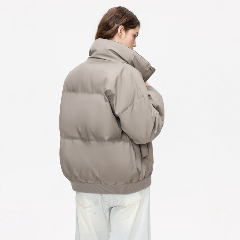 Elegant women's down jacket with high collar and insulating padding Lune London