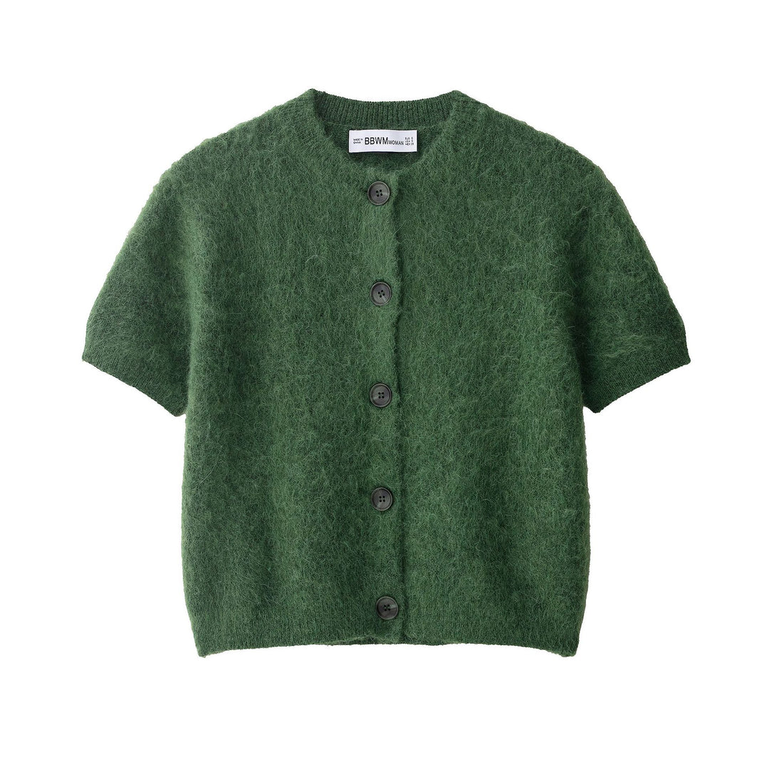 Ladies light short sleeve knitted jacket Lune London