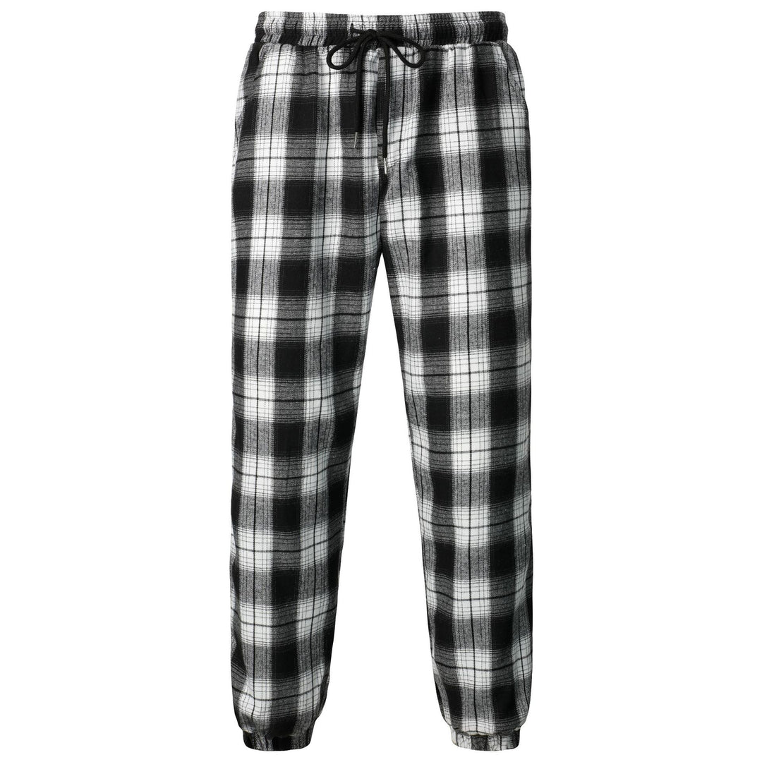 Leisure pants for men with pattern, elastic waist and side pockets Lune London