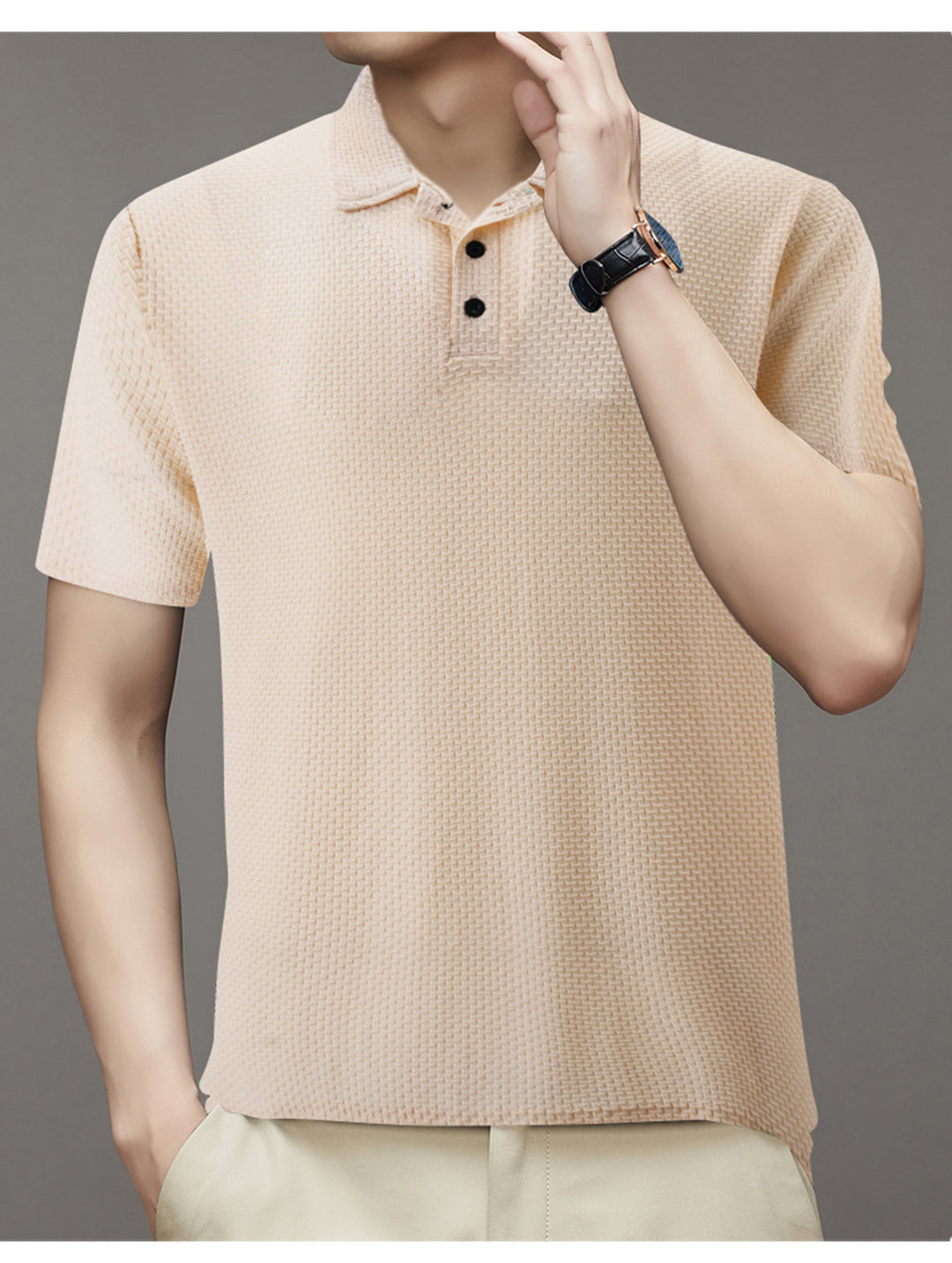 Men's Chic Structured Polo and Style