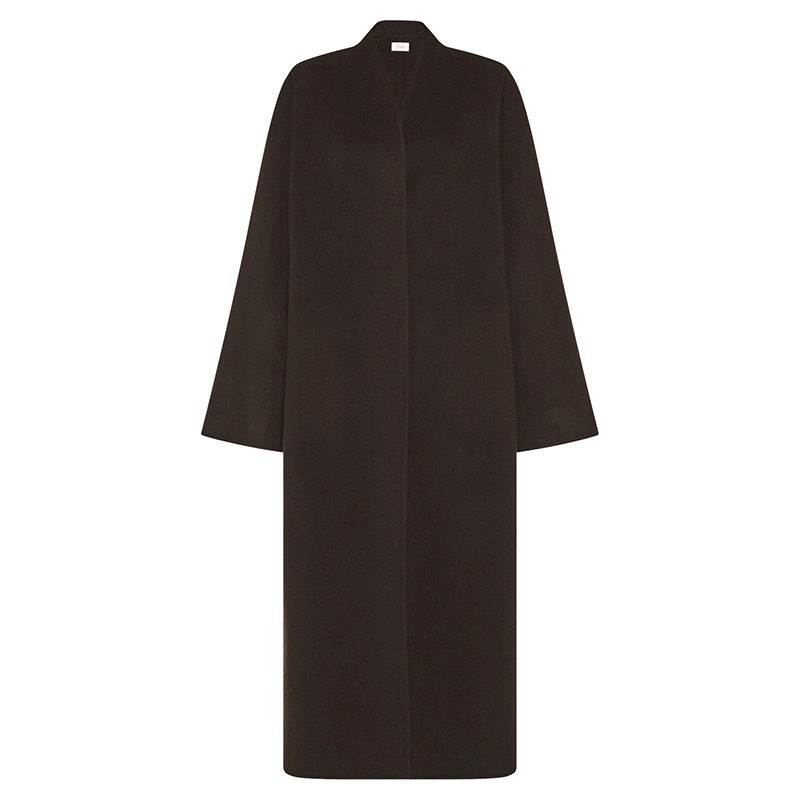 Manteau trench oversize pour femmes en mélange de laine de haute qualité Chic & Stil
