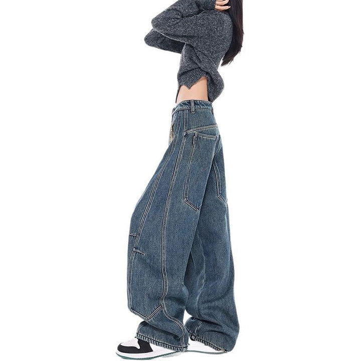 Women's Loose Denim Pants Lune London