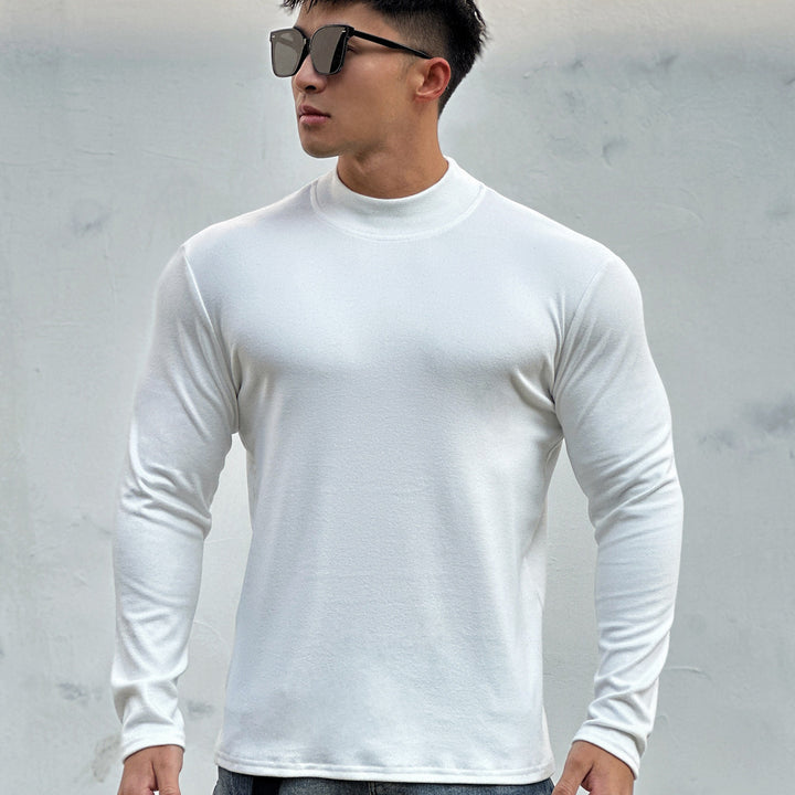 Men's long sleeve shirt in breathable cotton blend with a sporty cut Lune London