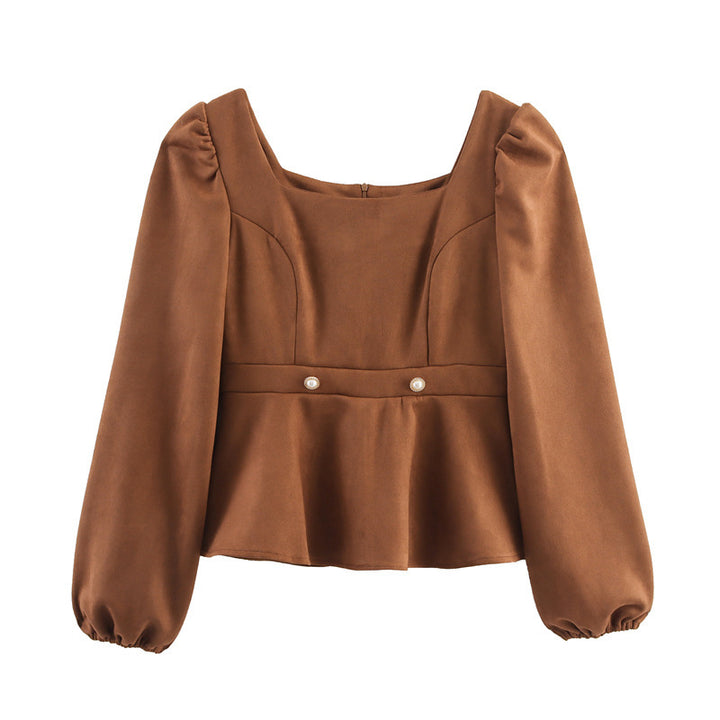 Playfully cut blouse for ladies Lune London