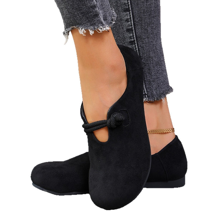 Ladies Loafers Suede Details Lune London