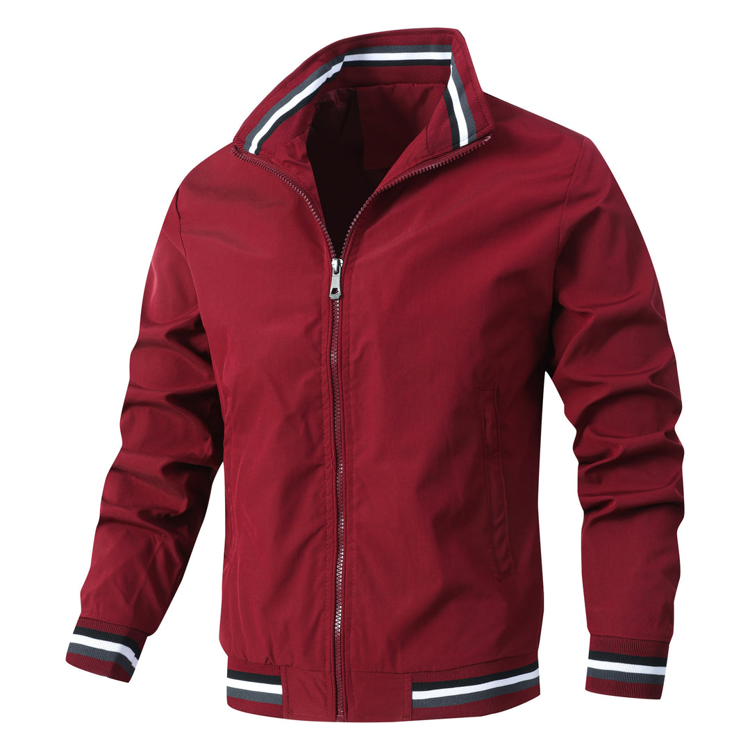 Lightweight casual jacket for men with stylish high collar Lune London