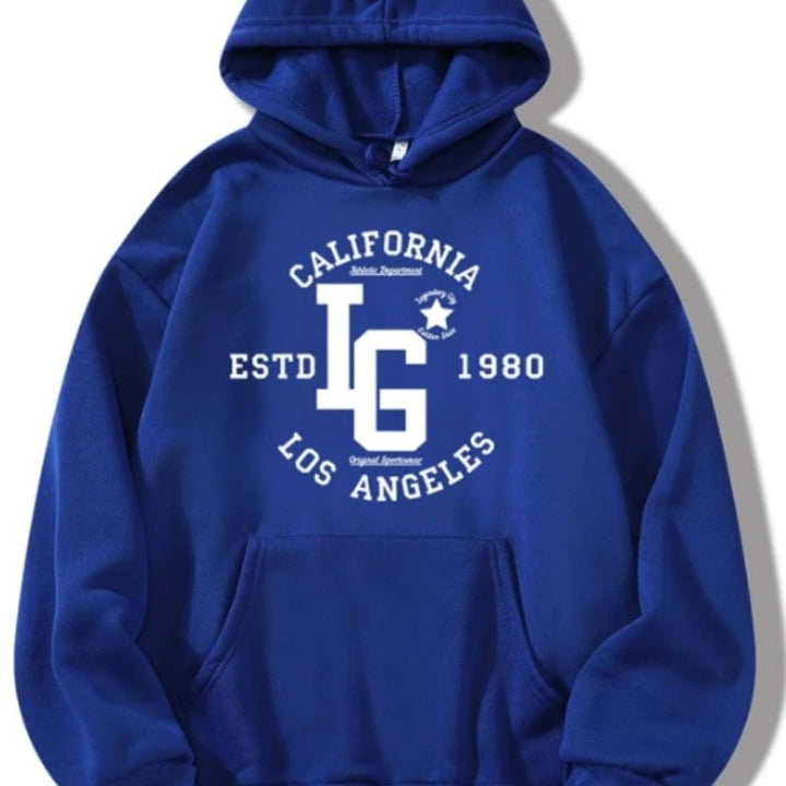Women's hoodie with sporty California print Chic & Stil