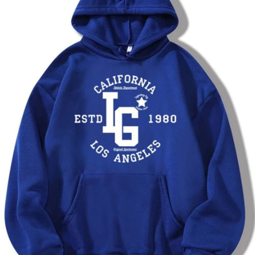 Women's hoodie with sporty California print Chic & Stil