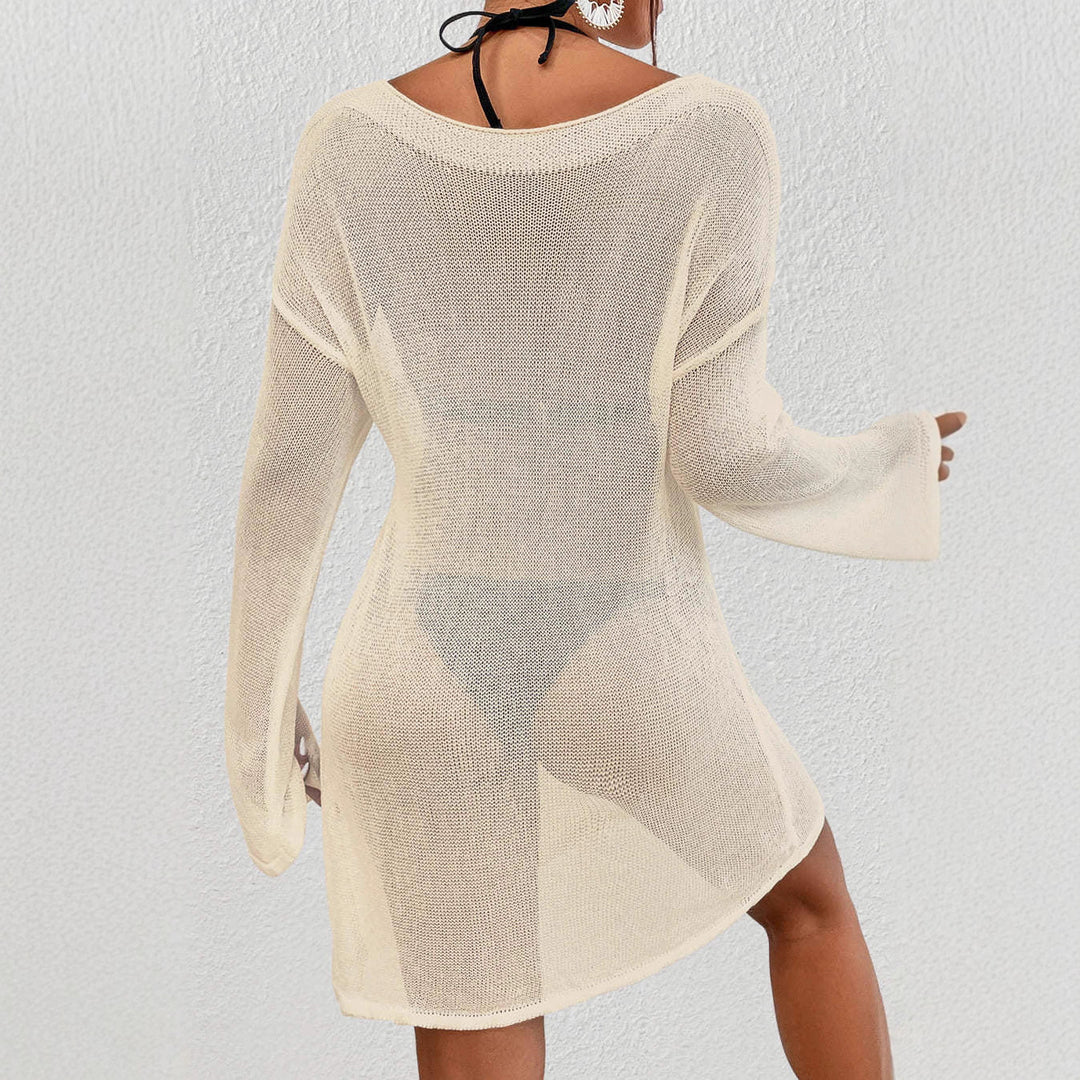 Ladies Transparent Beach Tunic with Chic and Stylish Loose Fit