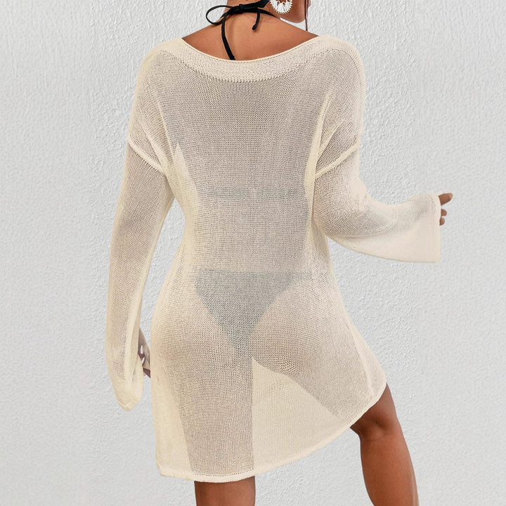 Ladies Transparent Beach Tunic with Chic and Stylish Loose Fit