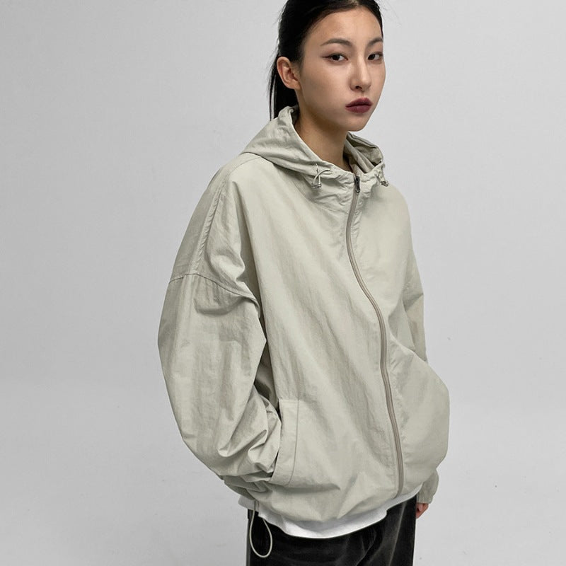 Veste de transition décontractée pour femmes avec col haut et cordon de serrage réglable Chic & Stil 1772505648