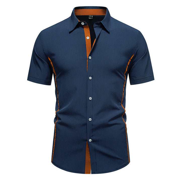 Men's Short Sleeve Shirt with Modern Cut Lune London