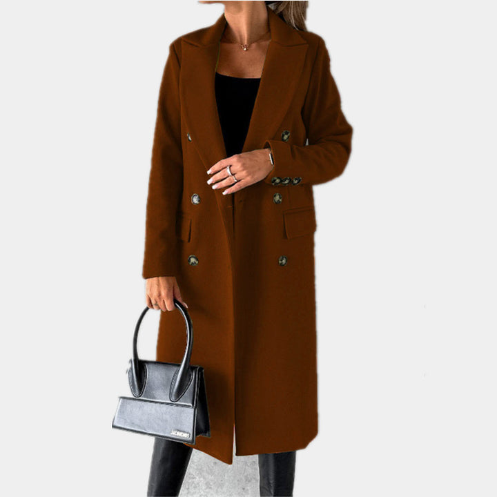 Ladies Elegant Fitted Blazer with Double-Breasted Lune London