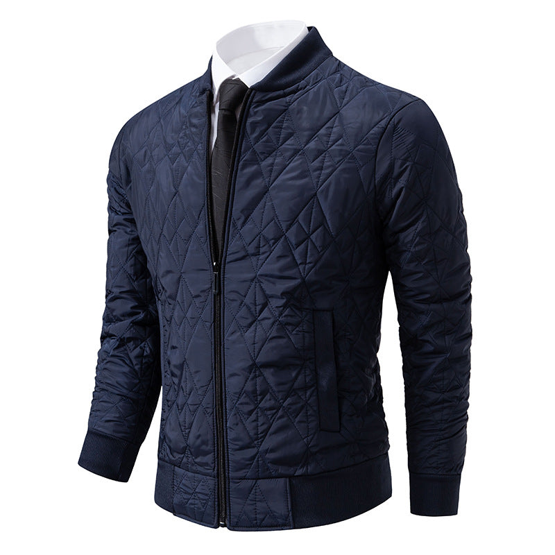 Padded leisure jacket for men with a stylish design and a high collar Lune London