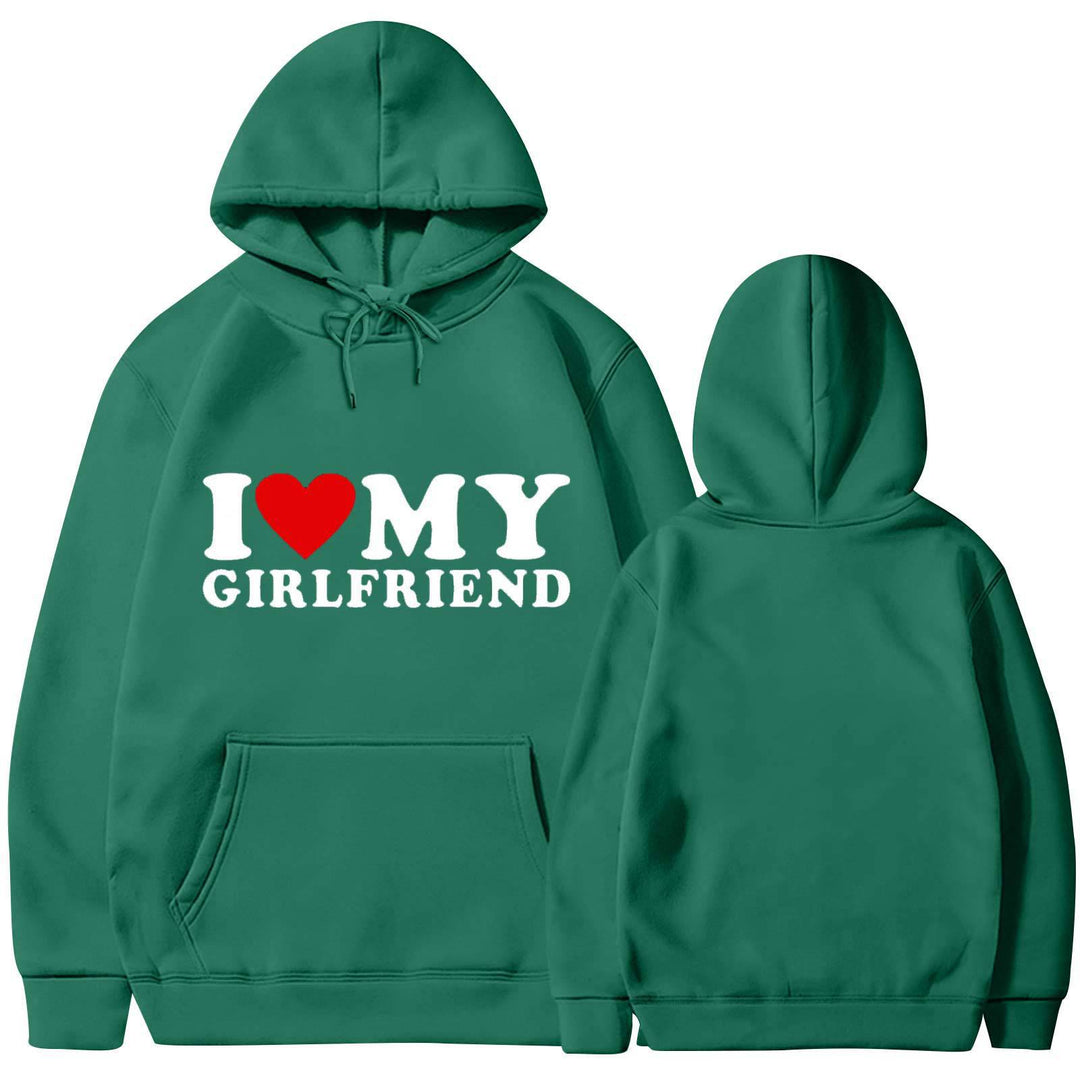 Women's casual hoodie with heart graphic Chic & Stil