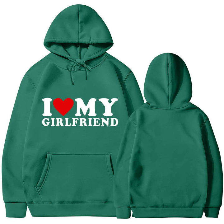 Women's casual hoodie with heart graphic Chic & Stil