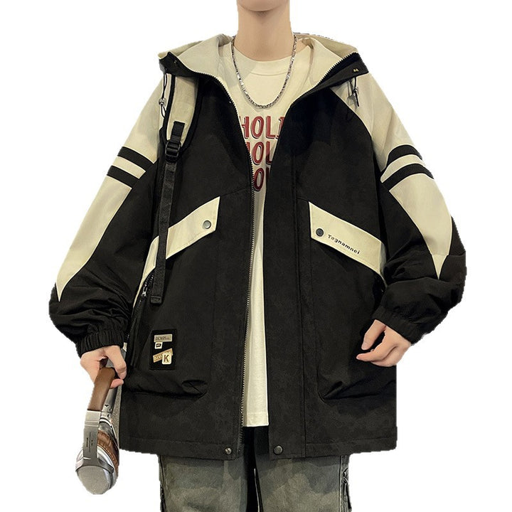 Urban windbreaker jacket for men with functional pockets Lune London