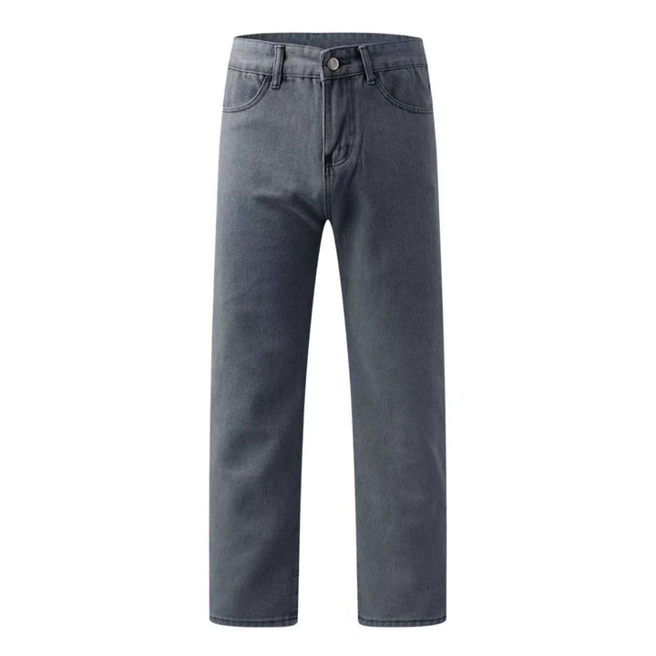 Women's straight-cut jeans with a high waist and classic details Lune London