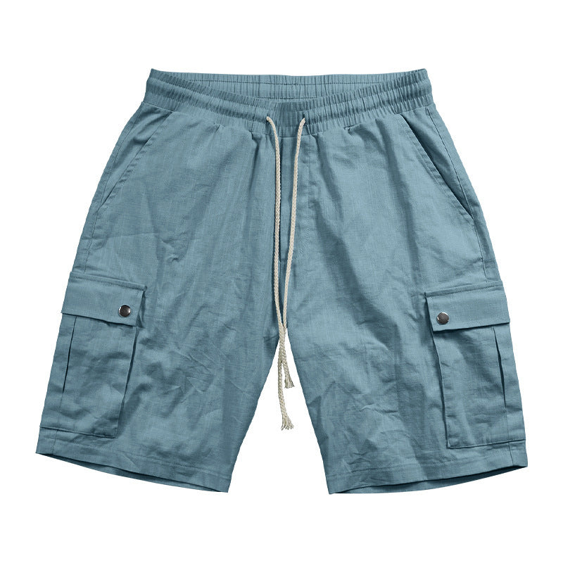 Shorts Cargo pratiques pour hommes avec une taille élastique et des poches polyvalentes Lune London