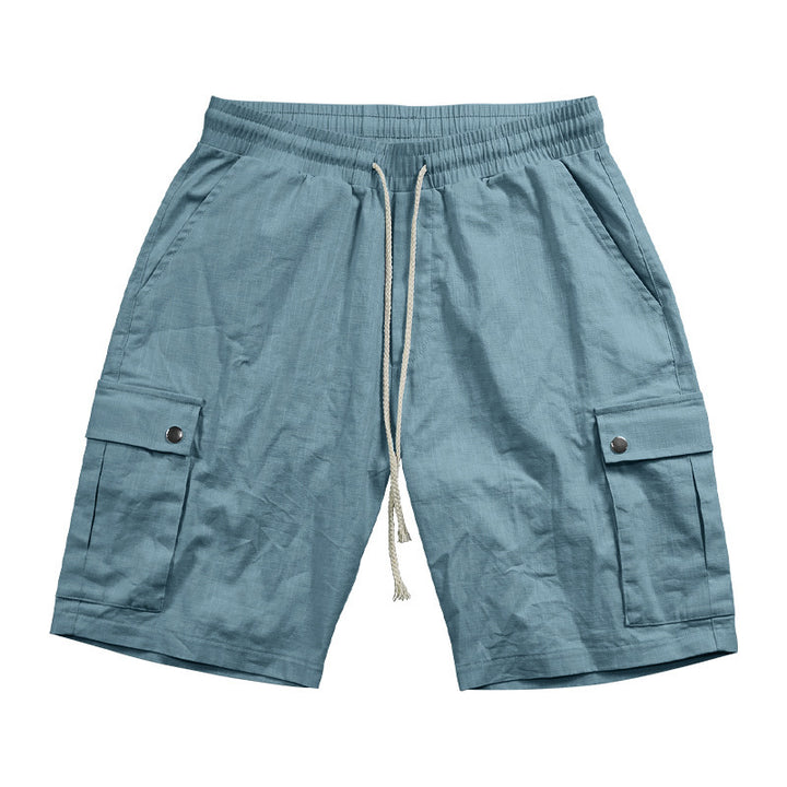 Shorts Cargo pratiques pour hommes avec une taille élastique et des poches polyvalentes Lune London