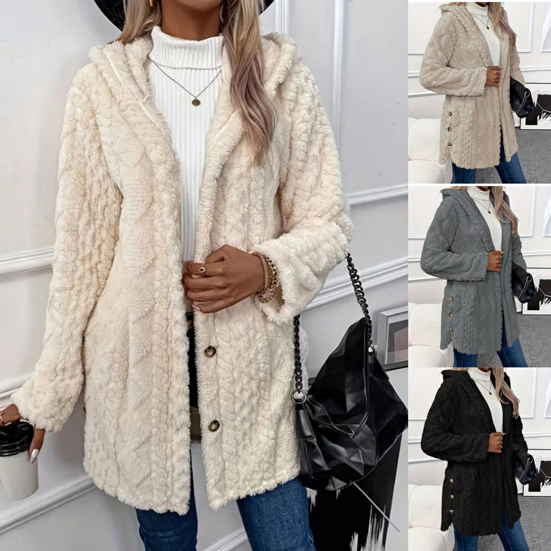 Women Cozy Fleece Jacket Lune London