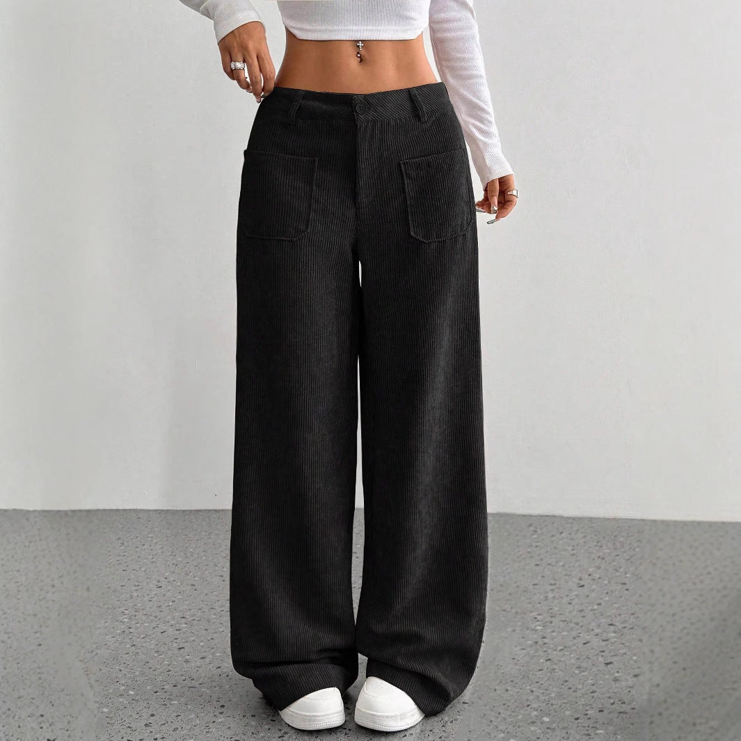 Wide corduroy trousers for women Lune London