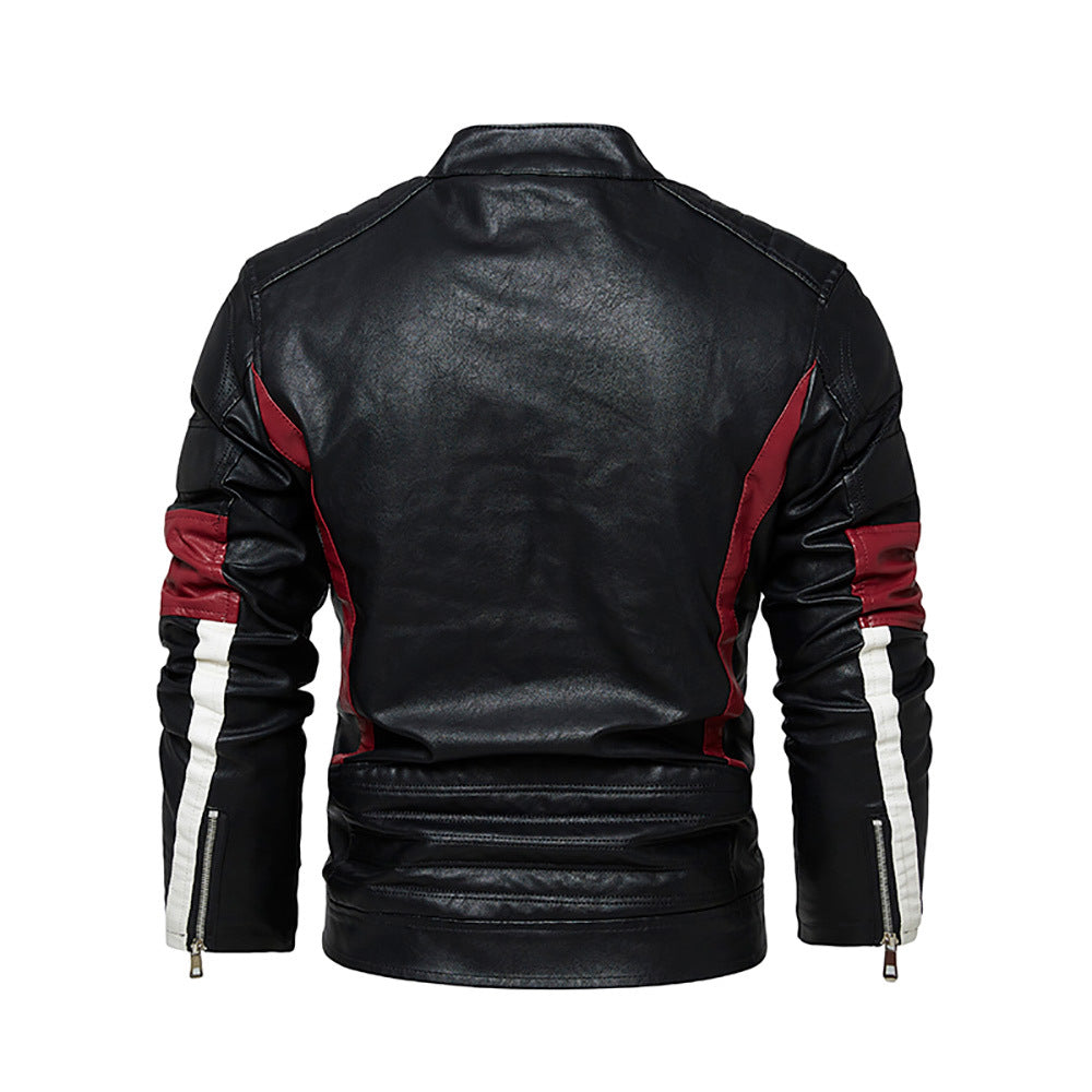 Elegant motorcycle jacket for men in high-quality leather Lune London