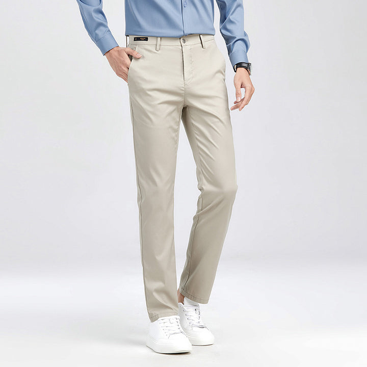 Elegant chino pants for men with breathable features and a practical cut Lune London