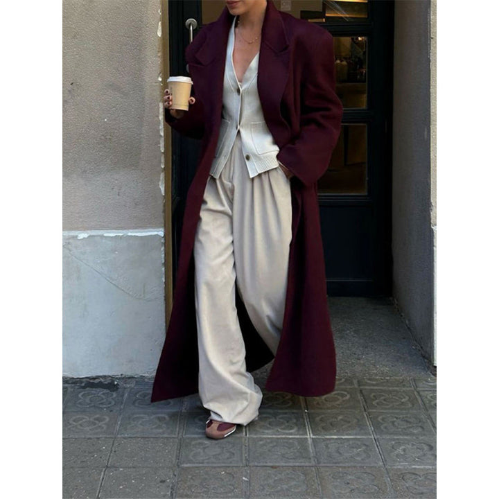 Elegant double trench coat for women in loose fit Lune London