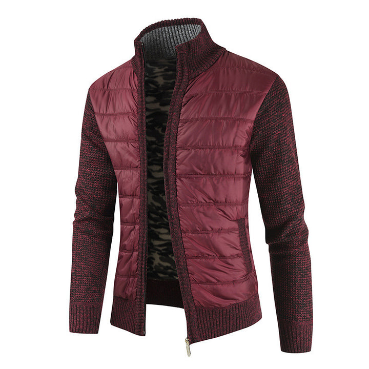 Functional jacket for men with modern high collar and innovative materials Lune London