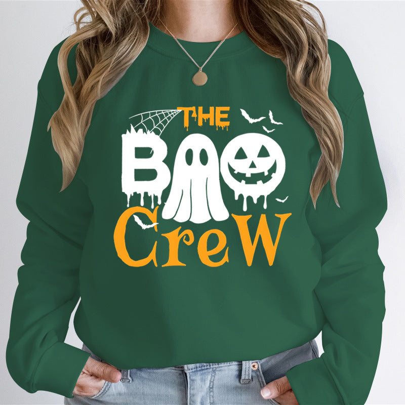 Sweatshirt pour femmes avec thème d'Halloween et impression graphique créative Chic & Stil