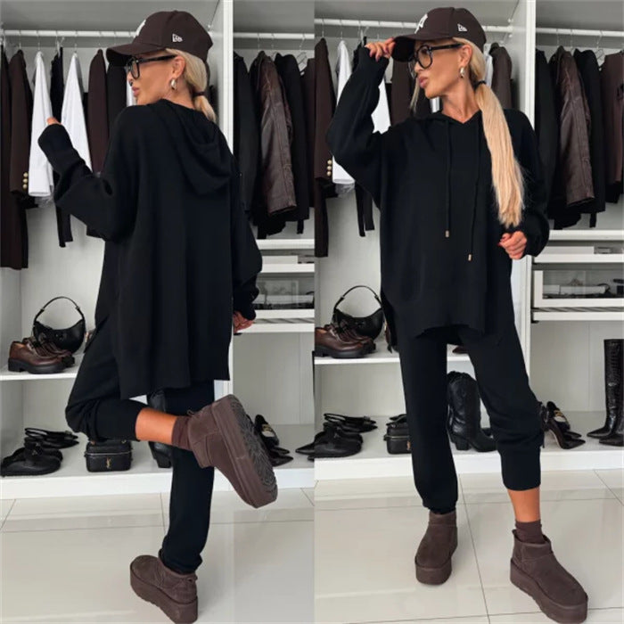 Women's casual lounge set with oversized hoodie and comfortable jogging pants Chic & Stil