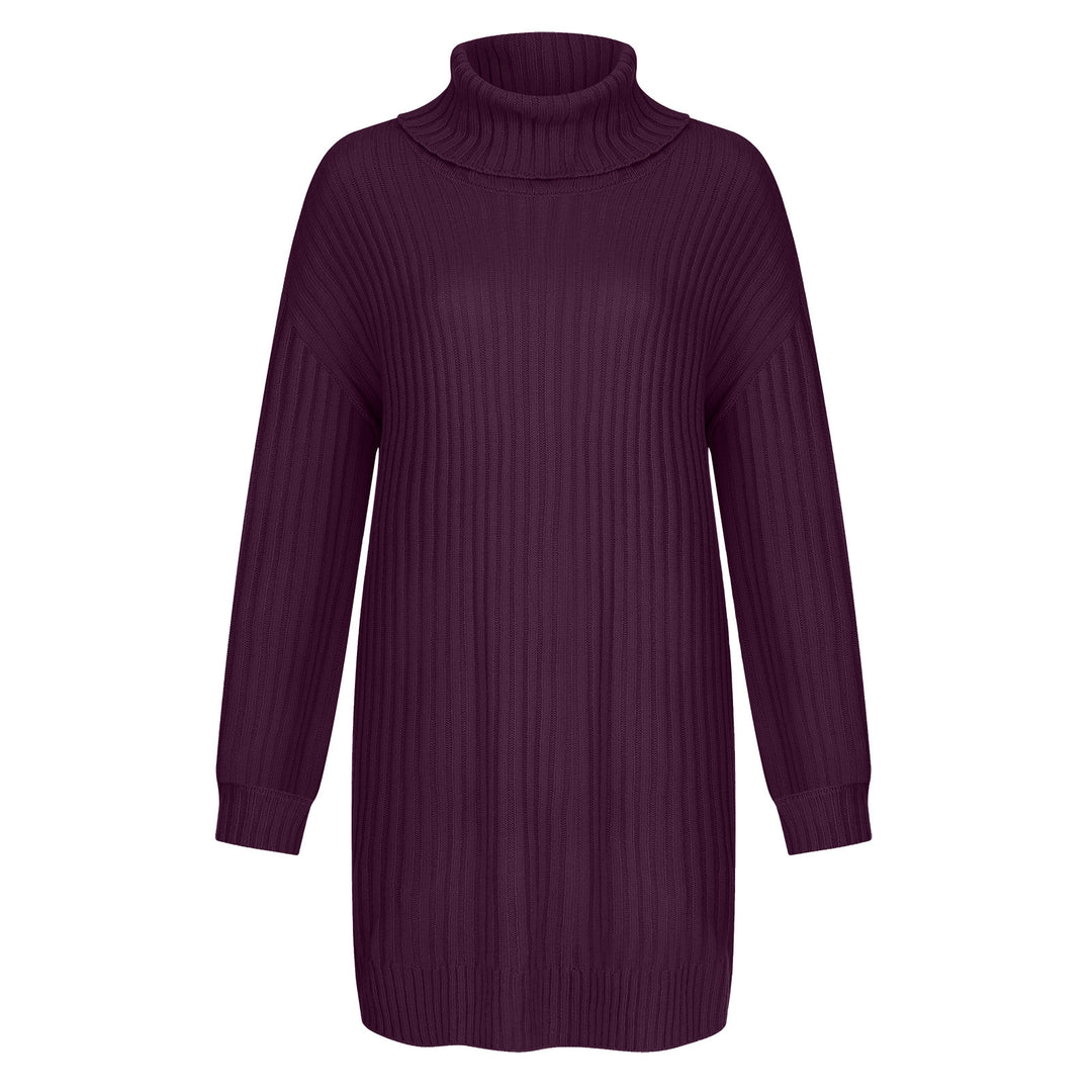 Chunky knit turtleneck sweater for women, relaxed fit Lune London