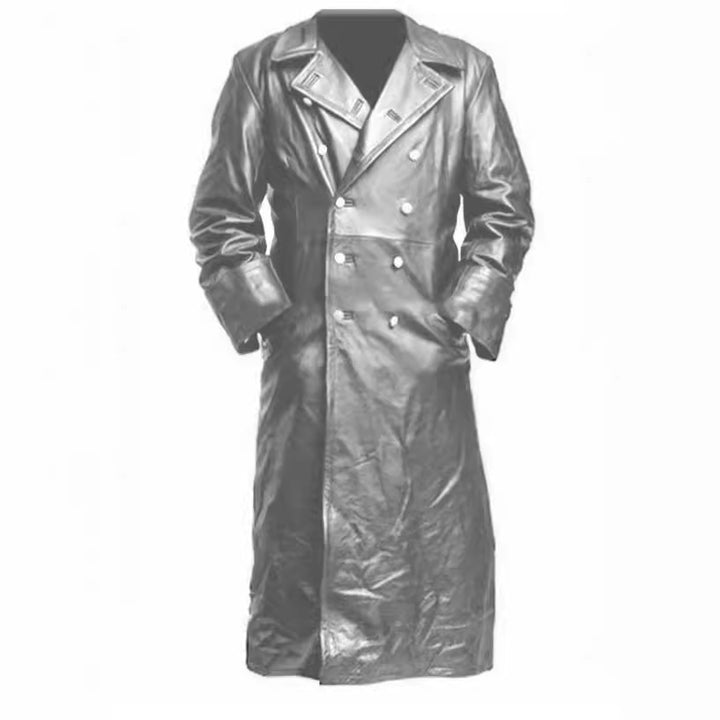 Men's elegant and timeless double-breasted trench coat Lune London