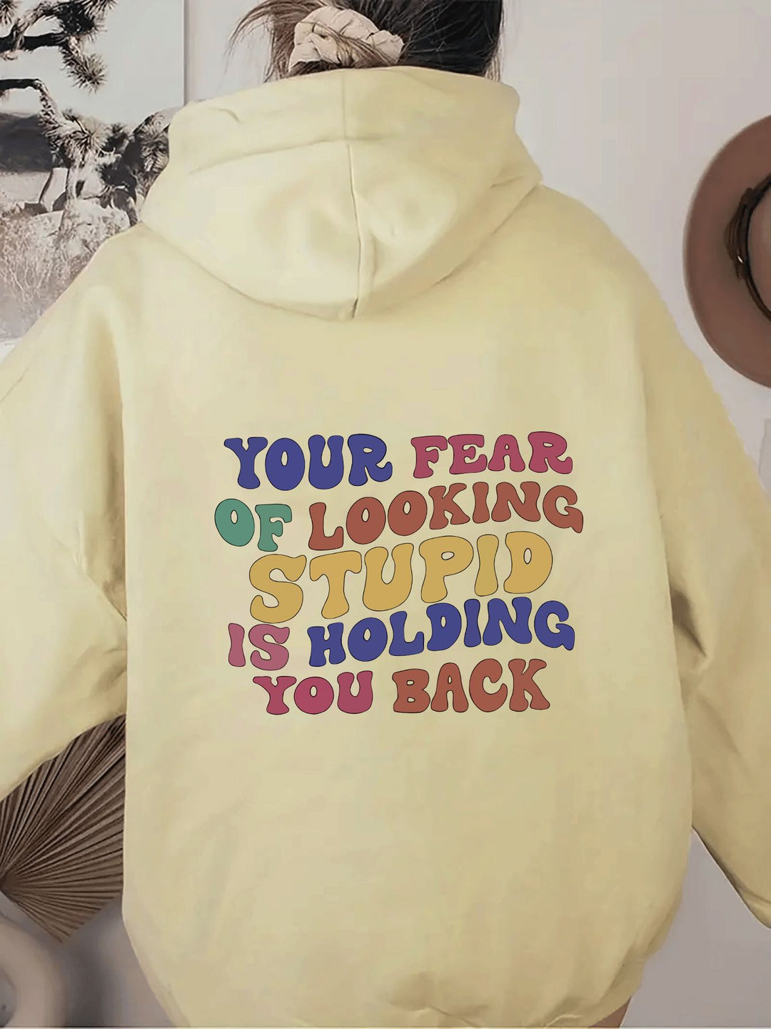 Women's hoodie with inspiring statement print Lune London