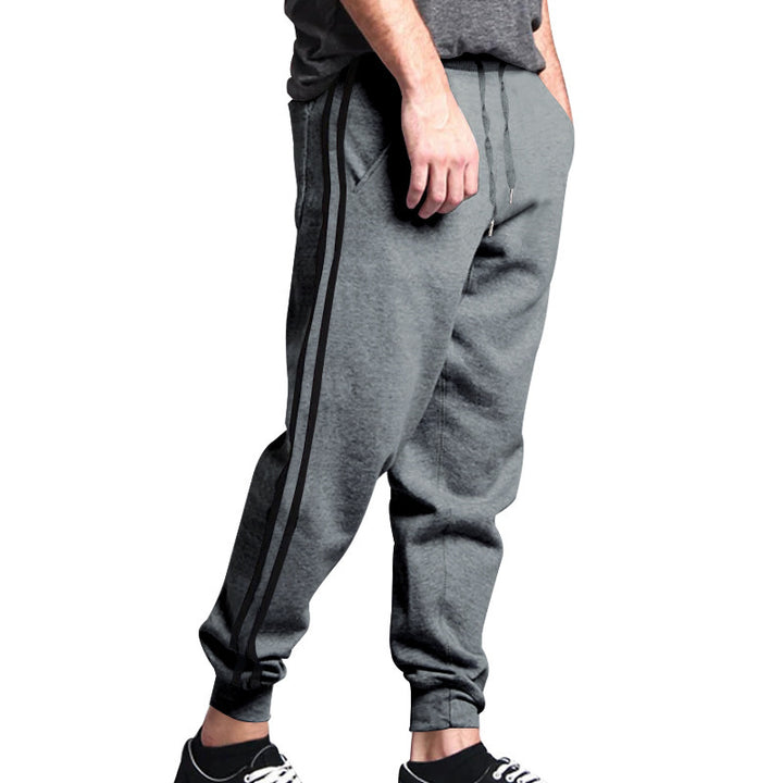 Chic and Stylish Men's Sport Jogging Pants with Side Stripe