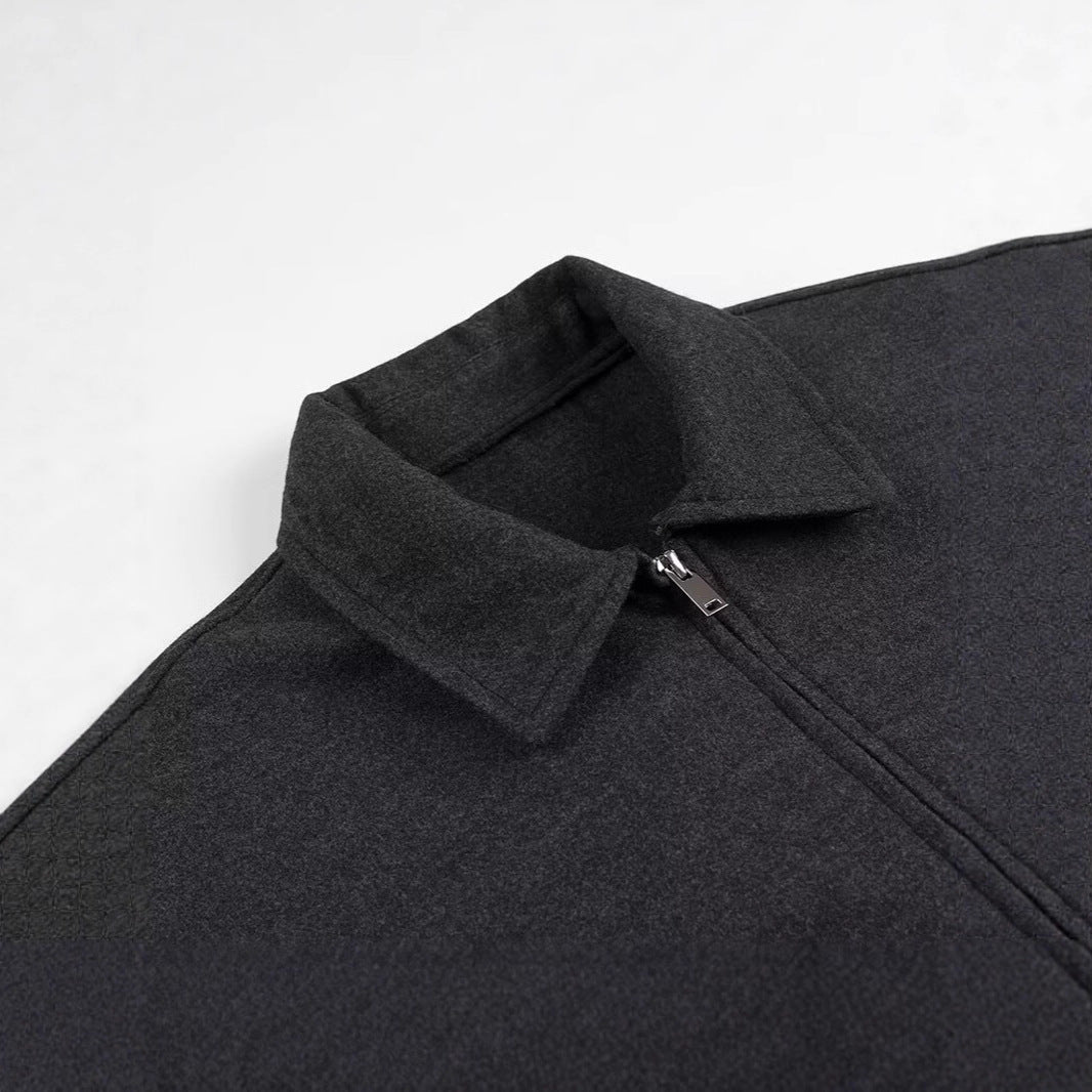 Casual cropped jacket for women with practical pockets and modern zipper Lune London