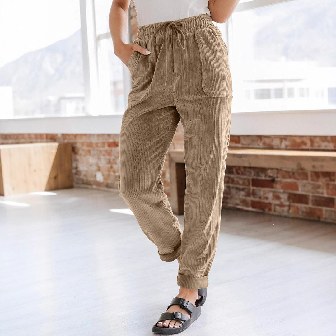 Women Relaxed Pleated Lounge Pants Lune London