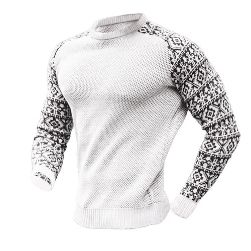Men's knit sweater with graphic pattern Lune London