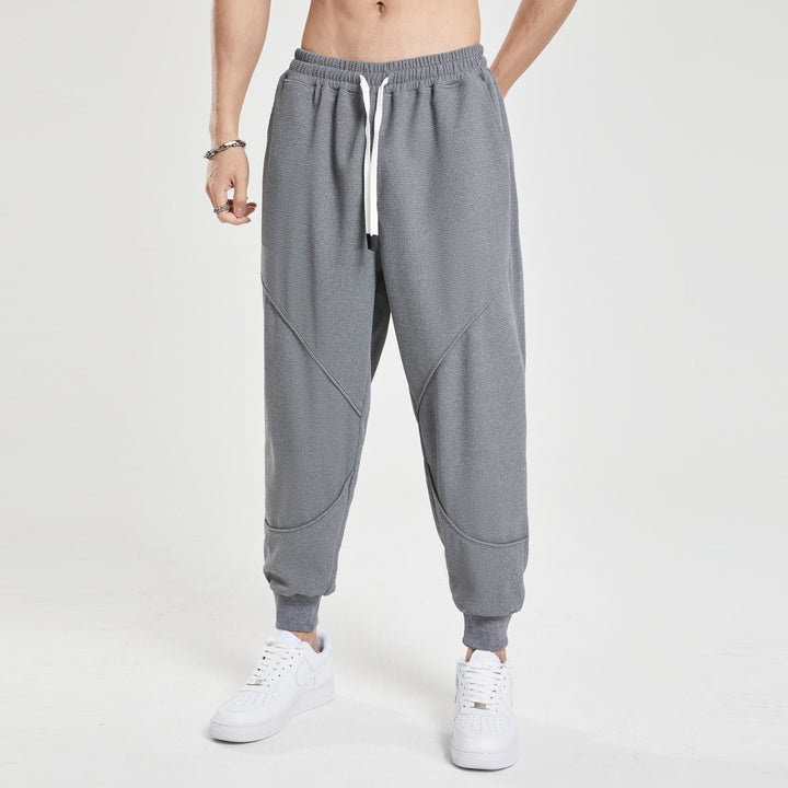 Men's sports pants with quilted design Lune London