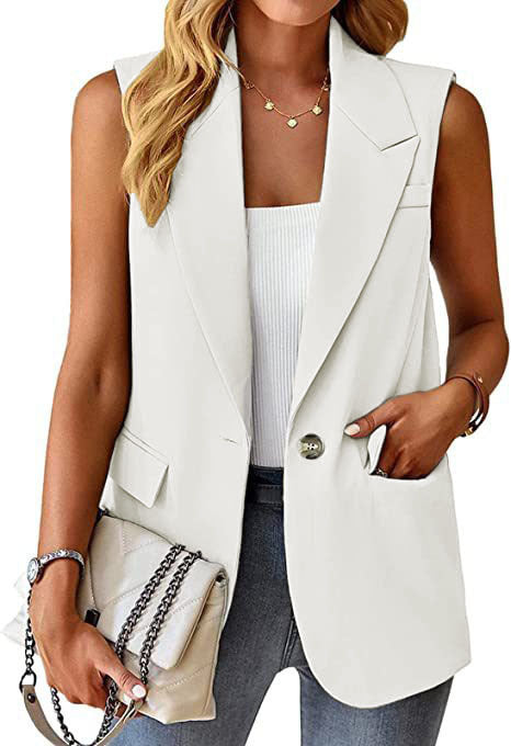 Women Chic Blazer Vest Lune London