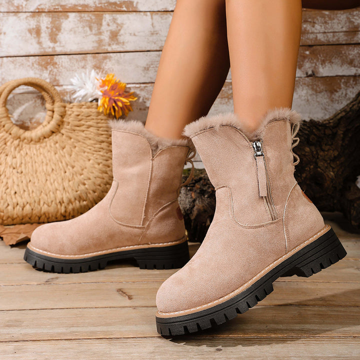 Winter boots for women with warm lining and sturdy profile Lune London