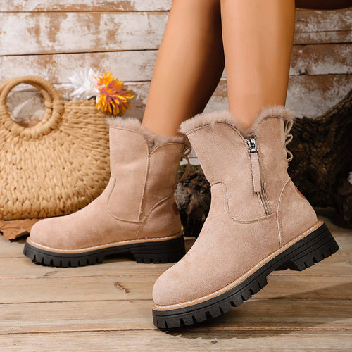 Winter boots for women with warm lining and sturdy profile Lune London