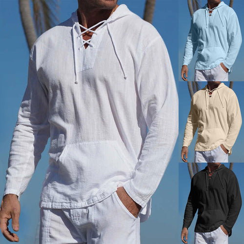 Casual hooded sweatshirt for women with long sleeves, kangaroo pocket, and hood Lune London