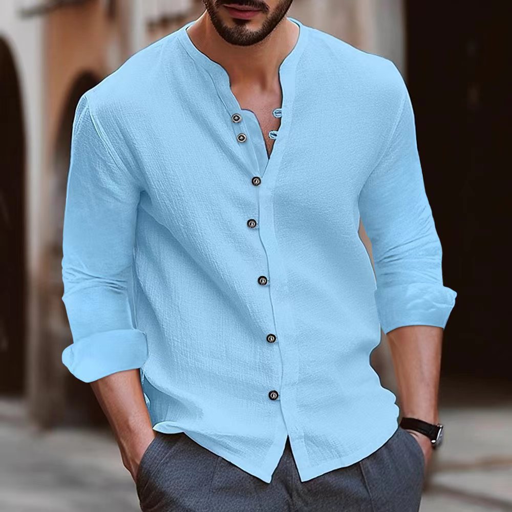 Casual shirt for men with button placket and modern fit Lune London