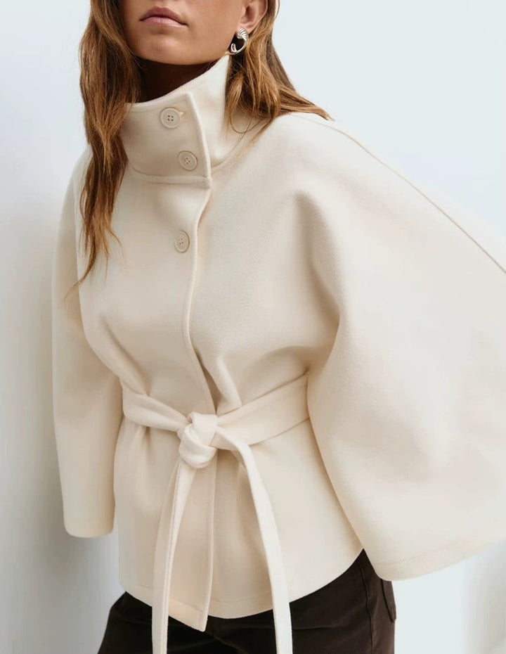 Winter jacket for women with modern cut and belt Lune London
