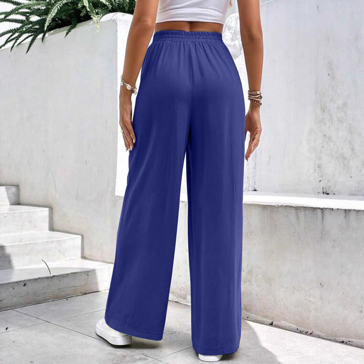 Ladies Large Palazzo Pants with practical side pockets Lune London