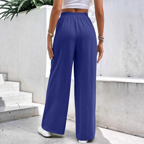 Ladies Large Palazzo Pants with practical side pockets Lune London