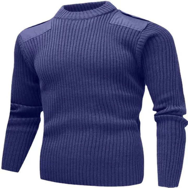 Men's structured knit top with shoulder details Lune London